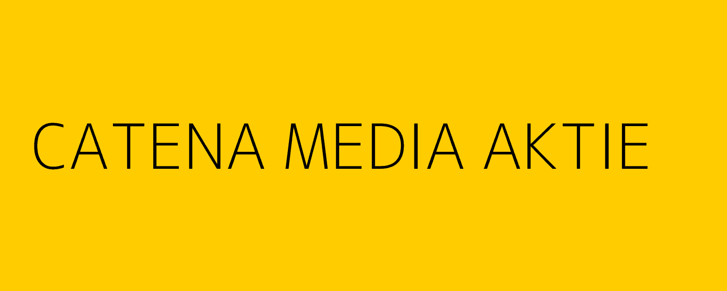 catena media aktie