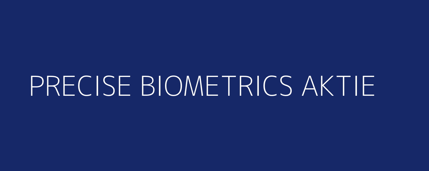 precise biometrics aktie